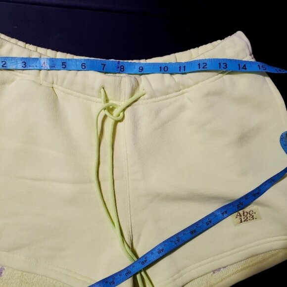 NWT ADVISORY BOARD CRYSTALS Abc 123 WOMEN SWEATSHORTS Sulphur yellow - Picture 7 of 10